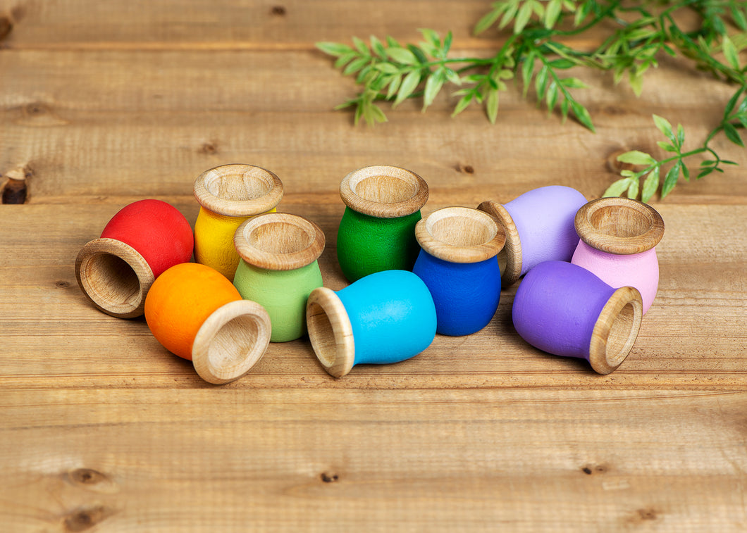 Rainbow Sorting Cups