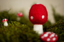 Load image into Gallery viewer, Felt Mushroom - Red
