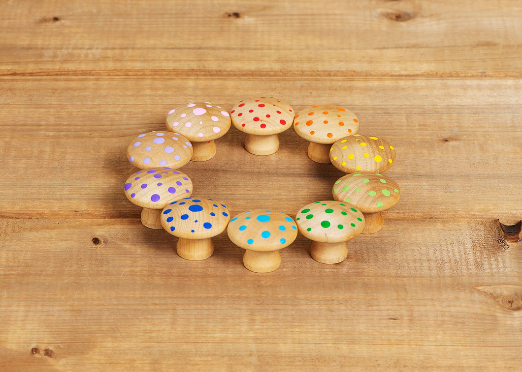 Rainbow Mushrooms