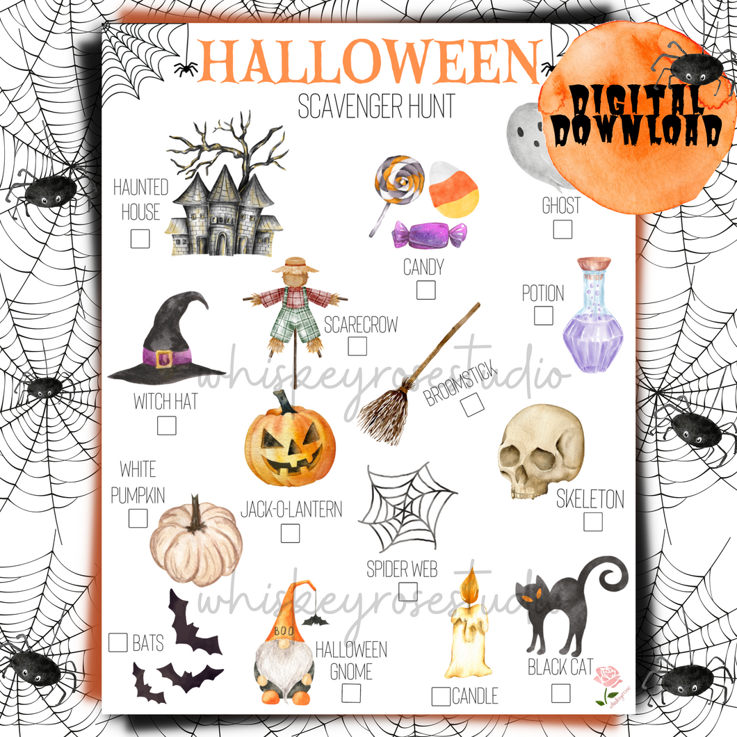 Halloween Scavenger Hunt